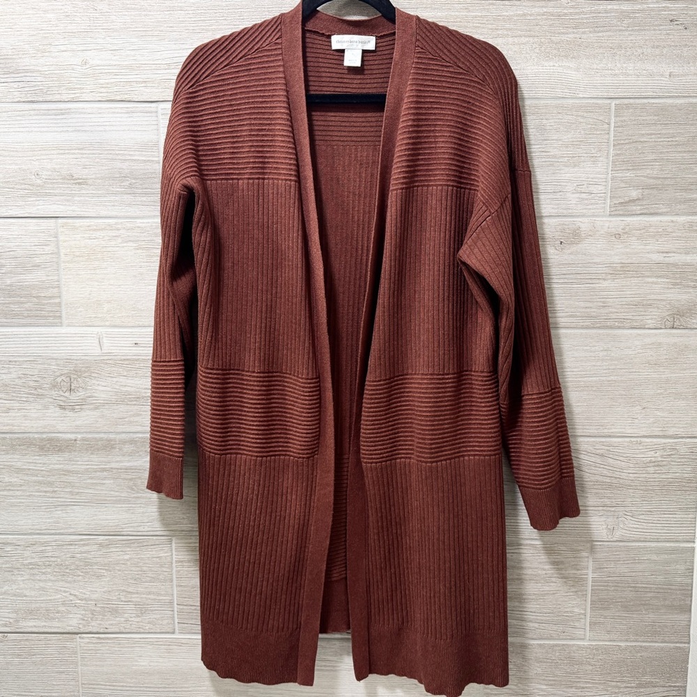 Christopher & Banks Open-Front Cardigan Size XL Rayon/Polyester